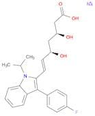 sodium (3R,5S,6E)-7-[3-(4-fluorophenyl)-1-(propan-2-yl)-1H-indol-2-yl]-3,5-dihydroxyhept-6-enoate