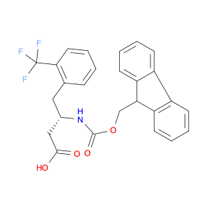 (S)-3-((((9H-Fluoren-9-yl)methoxy)carbonyl)amino)-4-(2-(trifluoromethyl)phenyl)butanoic acid