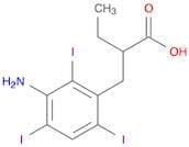 2-[(3-amino-2,4,6-triiodophenyl)methyl]butanoic acid