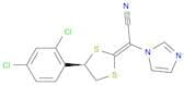 2-[(2E,4R)-4-(2,4-dichlorophenyl)-1,3-dithiolan-2-ylidene]-2-(1H-imidazol-1-yl)acetonitrile