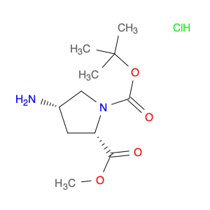 (2S,4S)-1-tert-Butyl 2-methyl 4-aminopyrrolidine-1,2-dicarboxylate, HCl