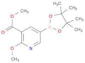 methyl2-methoxy-5-(4,4,5,5-tetramethyl-1,3,2-dioxaborolan-2-yl)nicotinate