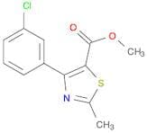 Methyl 4-(3-chlorophenyl)-2-methylthiazole-5-carboxylate