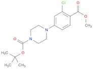 Methyl 4-(4-Boc-1-piperazinyl)-2-chlorobenzoate