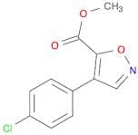Methyl 4-(4-chlorophenyl)isoxazole-5-carboxylate