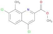 Methyl 4,7-dichloro-8-methylquinoline-2-carboxylate