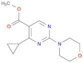 Methyl 4-cyclopropyl-2-morpholinopyrimidine-5-carboxylate