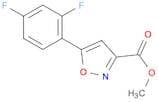 METHYL 5-(2,4-DIFLUOROPHENYL)ISOXAZOLE-3-CARBOXYLATE