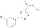 Methyl 5-(3-Bromophenyl)isoxazole-3-carboxylate