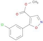 Methyl 5-(3-chlorophenyl)isoxazole-4-carboxylate