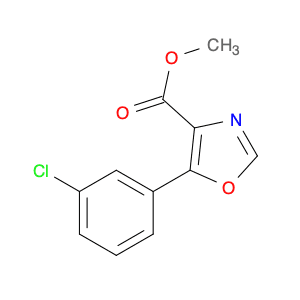 Methyl 5-(3-chlorophenyl)oxazole-4-carboxylate