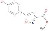 Methyl 5-(4-bromophenyl)isoxazole-3-carboxylate
