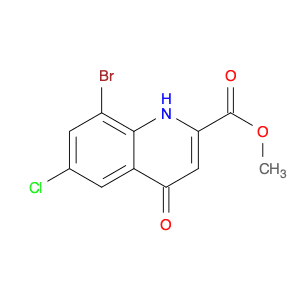 Methyl 8-bromo-6-chloro-4-hydroxyquinoline-2-carboxylate