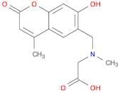 N-[(7-Hydroxy-4-methyl-2-oxo-2H-1-benzopyran-6-yl)methyl]-N-methylglycine