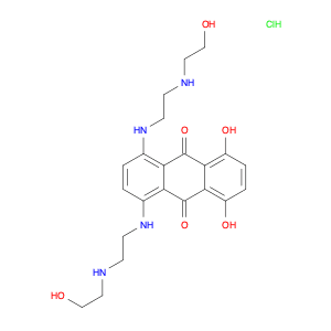 9,​10-​Anthracenedione, 1,​4-​dihydroxy-​5,​8-​bis[[2-​[(2-​hydroxyethyl)​amino]​ethyl]​amino]​-​,…