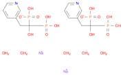 Sodium hydrogen(1-hydroxy-1-phosphono-2-(pyridin-3-yl)ethyl)phosphonate hydrate(2:2:5)