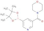 5-(Morpholine-4-carbonyl)pyridine-3-boronic acid, pinacol ester