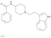 N-{1-[2-(1H-indol-3-yl)ethyl]piperidin-4-yl}benzamide hydrochloride