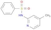 N-(4-Methyl-2-pyridinyl)benzenesulfonamide