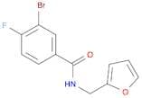 N-(Furan-2-ylmethyl) 3-bromo-4-fluoro-benzamide