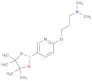 2-(3-N,N-Dimethylamino-propoxy)pyridine-5-boronic acid, pinacol ester