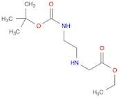 Ethyl 2-((2-((tert-butoxycarbonyl)amino)ethyl)amino)acetate