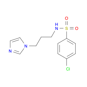 N-[3-(1-imidazolyl)propyl]-4-chlorobenzenesulfonamide