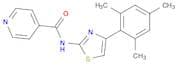 N-[4-(2,4,6-Trimethylphenyl)-2-thiazolyl]-4-pyridinecarboxamide
