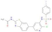 N-[6-[6-Chloro-5-[[(4-fluorophenyl)sulfonyl]aMino]-3-pyridinyl]-1,3-benzothiazol-2-yl]acetaMide