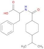 (2R)-3-phenyl-2-{[(1r,4r)-4-(propan-2-yl)cyclohexyl]formamido}propanoic acid