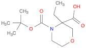 4-(tert-Butoxycarbonyl)-3-ethylmorpholine-3-carboxylic acid