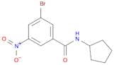 N-Cyclopentyl 3-bromo-5-nitrobenzamide