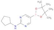 2-(Cyclopentylamino)pyrimidine-5-boronic acid, pinacol ester