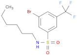 N-Hexyl 3-bromo-5-trifluoromethylbenzenesulfonamide