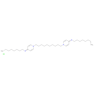 1-Octanamine,N,N'-(1,10-decanediyldi-1(4H)-pyridinyl-4-ylidene)bis-, hydrochloride (1:2)