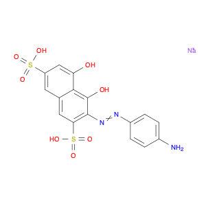 3-((4-Aminophenyl)diazenyl)-4,5-dihydroxynaphthalene-2,7-disulfonic acid, sodium salt