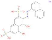 Disodium 4,5-dihydroxy-3-(naphthalen-1-yldiazenyl)naphthalene-2,7-disulfonate