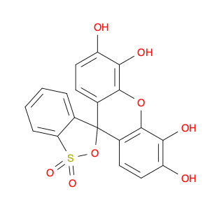 3',4',5',6'-Tetrahydroxyspiro[benzo[c][1,2]oxathiole-3,9'-xanthene] 1,1-dioxide