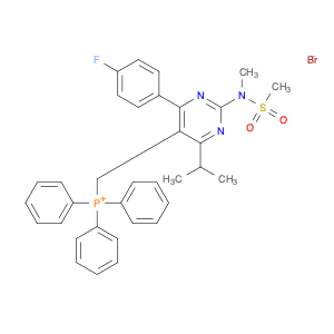 ((4-(4-Fluorophenyl)-6-isopropyl-2-(N-methylmethylsulfonamido)pyrimidin-5-yl)methyl)triphenylphosp…
