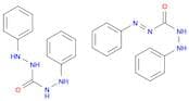 Carbohydrazide, 1,5-diphenyl-, compd. with (phenylazo)formic acid 2-phenylhydrazide (1:1)