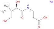 β-​Alanine, N-​[(2R)​-​2,​4-​dihydroxy-​3,​3-​dimethyl-​1-​oxobutyl]​-​, sodium salt (1:1)