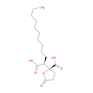 (αS,​2S)​-​2-​Carboxy-​α-​decyltetrahydro-​5-​oxo-​2-​furanacetic acid