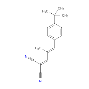 trans-2-[3-(4-tert-Butylphenyl)-2-methyl-2-propenylidene]malononitrile
