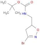 tert-butyl N-[(3-bromo-4,5-dihydro-1,2-oxazol-5-yl)methyl]carbamate