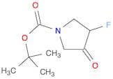 1-​Pyrrolidinecarboxyli​c acid, 3-​fluoro-​4-​oxo-​, 1,​1-​dimethylethyl ester