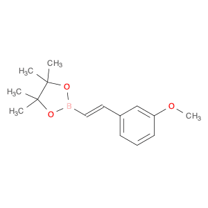 2-[(E)-2-(3-methoxyphenyl)ethenyl]-4,4,5,5-tetramethyl-1,3,2-dioxaborolane