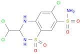 6-chloro-3-(dichloromethyl)-1,1-dioxo-3,4-dihydro-2H-1$l^{6},2,4-benzothiadiazine-7-sulfonamide