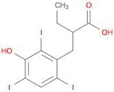 2-(3-Hydroxy-2,4,6-triiodobenzyl)butanoic acid