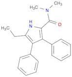 1H-Pyrrole-2-carboxamide, 5-ethyl-N,N-dimethyl-3,4-diphenyl-