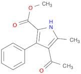 1H-Pyrrole-2-carboxylic acid, 4-acetyl-5-methyl-3-phenyl-, methyl ester